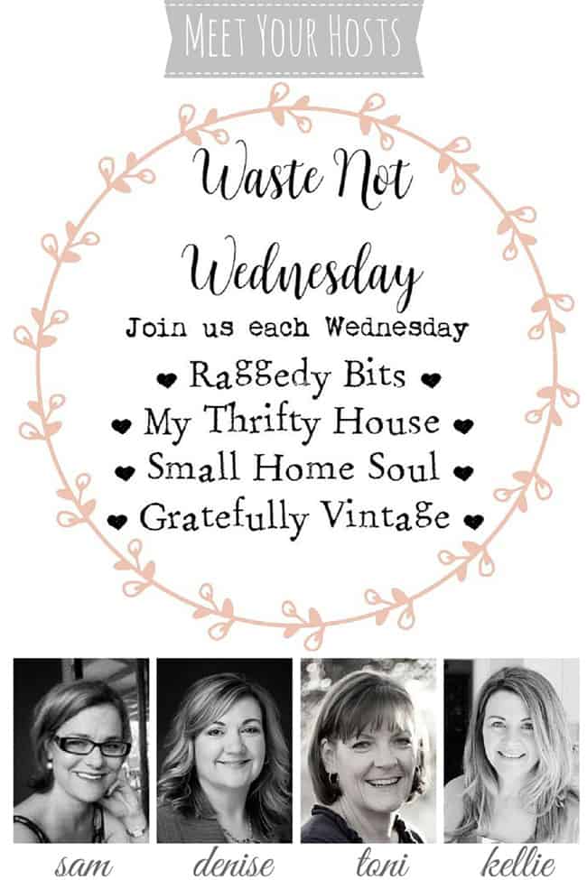 Waste Not Wednesday 49 Link Parties where Bloggers and DIYers share their awesome DIY, Craft, Décor, and Upcycle projects! www.smallhomesoul.c