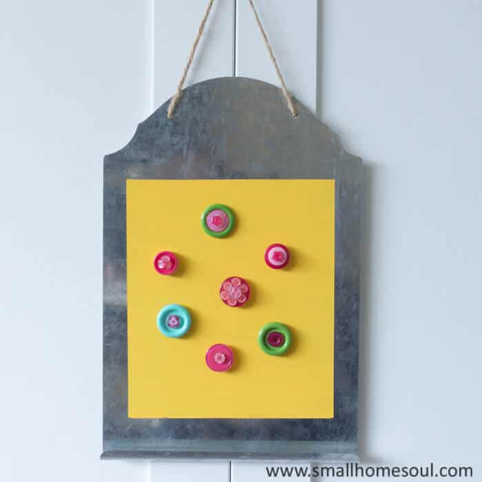 Magnetic Memo Board from a Cookie Tray  Diy magnets, Upcycled crafts, Diy  vintage