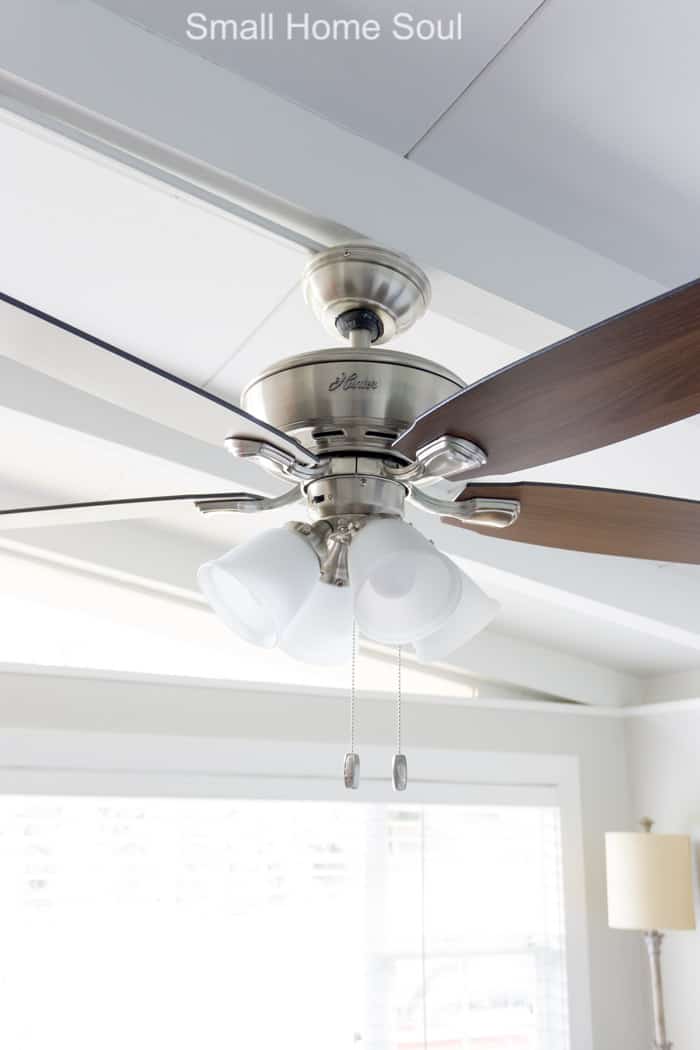 New ceiling fan for office makeover.