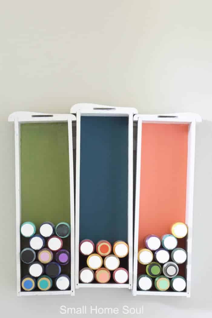 Every office makeover needs craft paint storage.