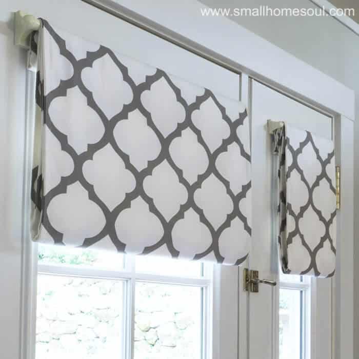 Simple French Door Curtains Easy Diy Tutorial Girl Just Diy