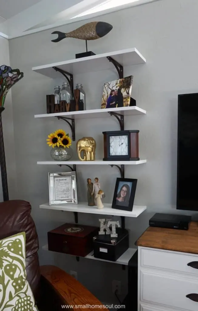 How to Install Wall Shelves Using Standards and Brackets
