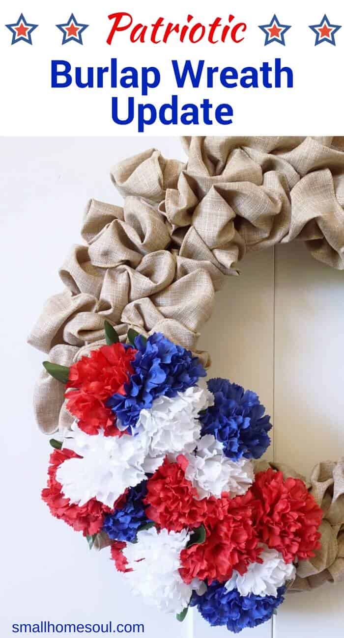 July 4th Wreath updates for festive decor on your porch.