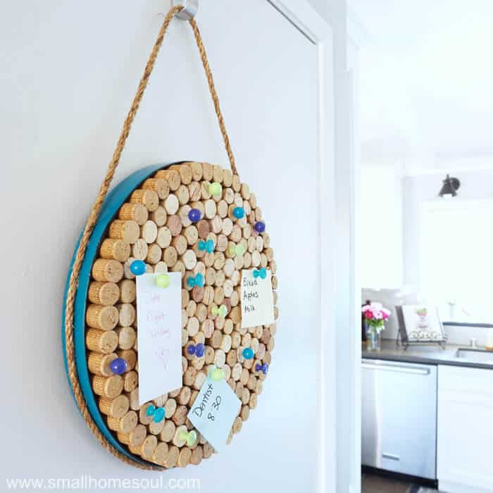 Cork Board DIY with Recycled Wine Corks