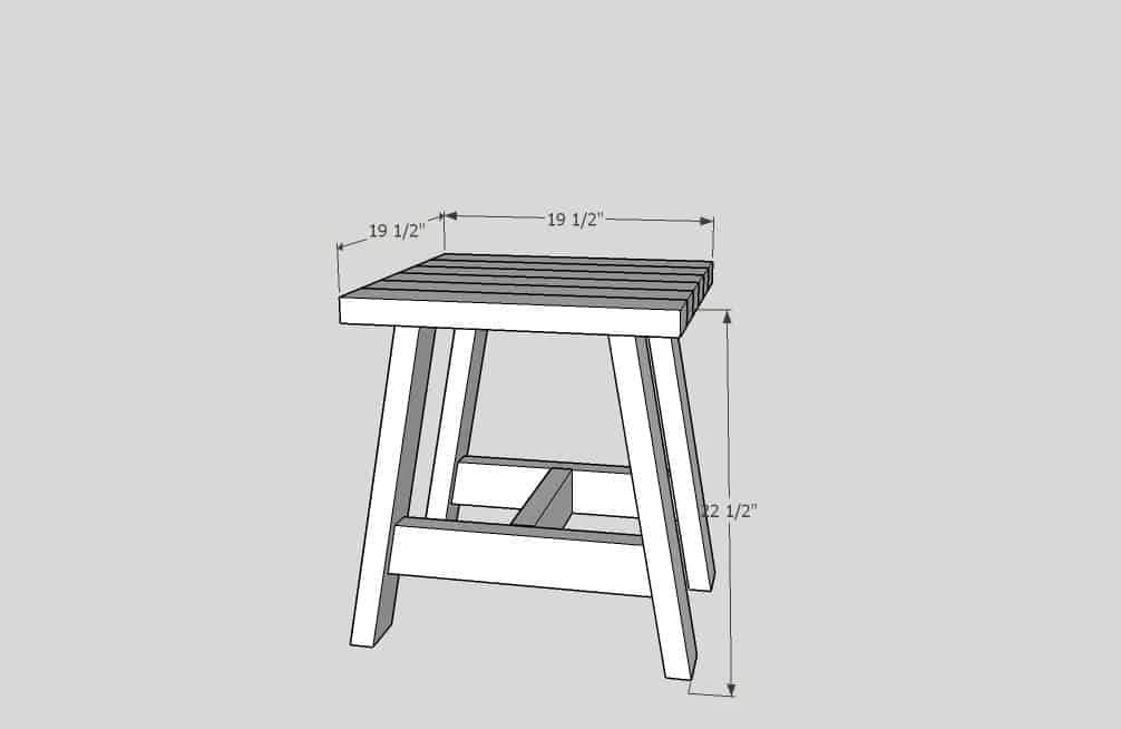 Build A 2x4 Outdoor Table With My Free Diy Plans Girl Just Diy