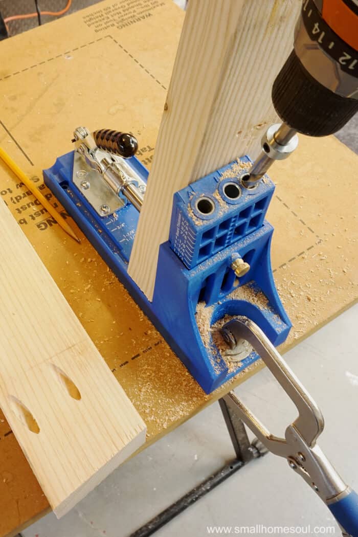 Using pocket hole jig deals on 2x4