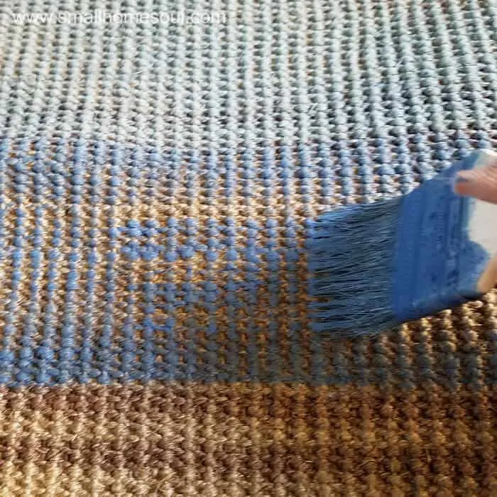 How to Paint a Rug - A Wonderful Thought