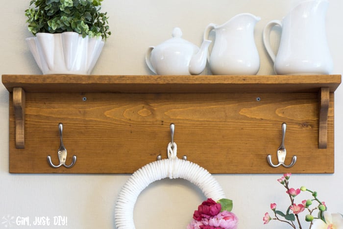 How to Build a Double Wall Mounted DIY Coat Rack - The DIY Nuts